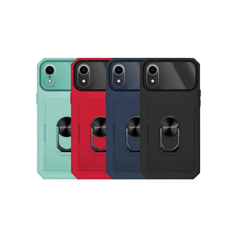 Coque en Silicone pour iPhone XR avec Caméra 4D - 4 Couleurs