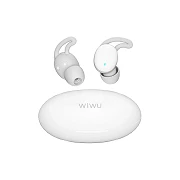 Auricolare Bluetooth WIWU Zero Beans T15 bianco