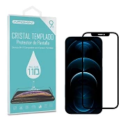 Cristal templado Full Glue 11D Premium iPhone 12 Pro Max 6.7" Protector de Pantalla Curvo Negro