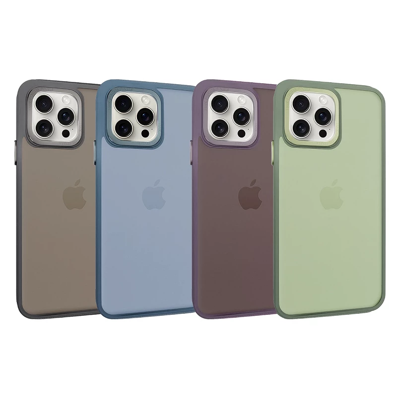 Funda Silicona Metalizada Mate Magsafe para iPhone 12 Pro Max 5-Colore