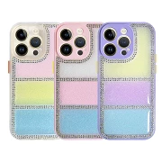 Funda Silicona Tricolor Brillantes para iPhone 12 Mini 3-Colores