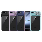 Capa Gel anti-choque Premium iPhone 7/8 com câmara coberta deslizante
