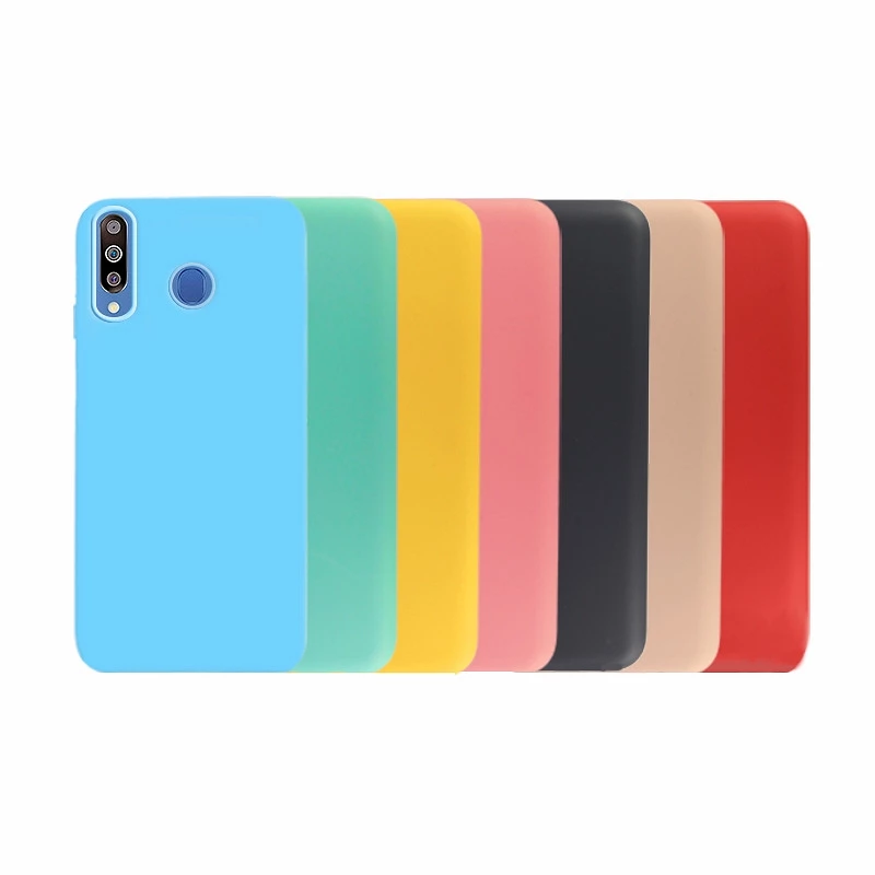 Silicone Case Soft Samsung Galaxy M30 available in 10 Colors