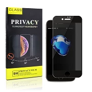 Cristal temperado privacidade iPhone 7 / 8 protetor de tela 5D curvado