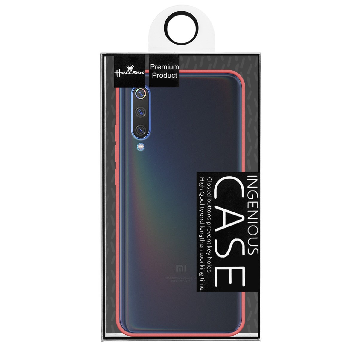 Xiaomi Redmi 9 Funda Gel Tpu Silicona Líquida con tapaRosa