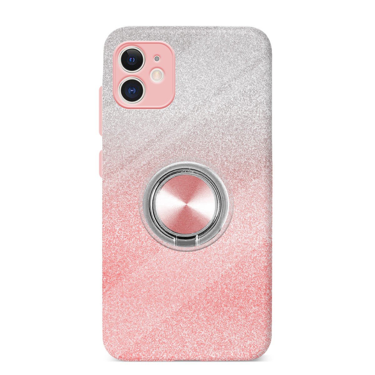 Flip magnétique anneau accroche & support smartphone, Or rose