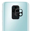 Protetor de câmera traseira para Xiaomi Redmi Note 9 Cristal temperado - Preto
