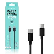 (Pack 10) Quick Charge Cable APOKIN Type C to Type C 1.2m - Black
