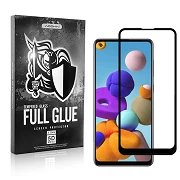 Full Glue 5D Samsung Galaxy A21 Black Curve Screen Protector