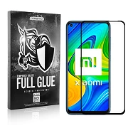 Full Glue 5D Xiaomi Redmi Nota 9 / Nota 10 Protezione schermo nero curvo