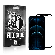 Full Glue 5D IPhone 12 Pro Max 6.7" protetor de tela de curva preta