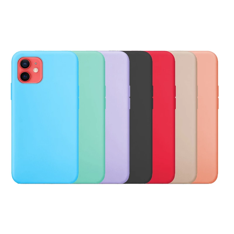 Comprar Funda Silicona Suave para iPhone 12 Mini Gel premium muy agradable  al tacto, disponible en 10 colores