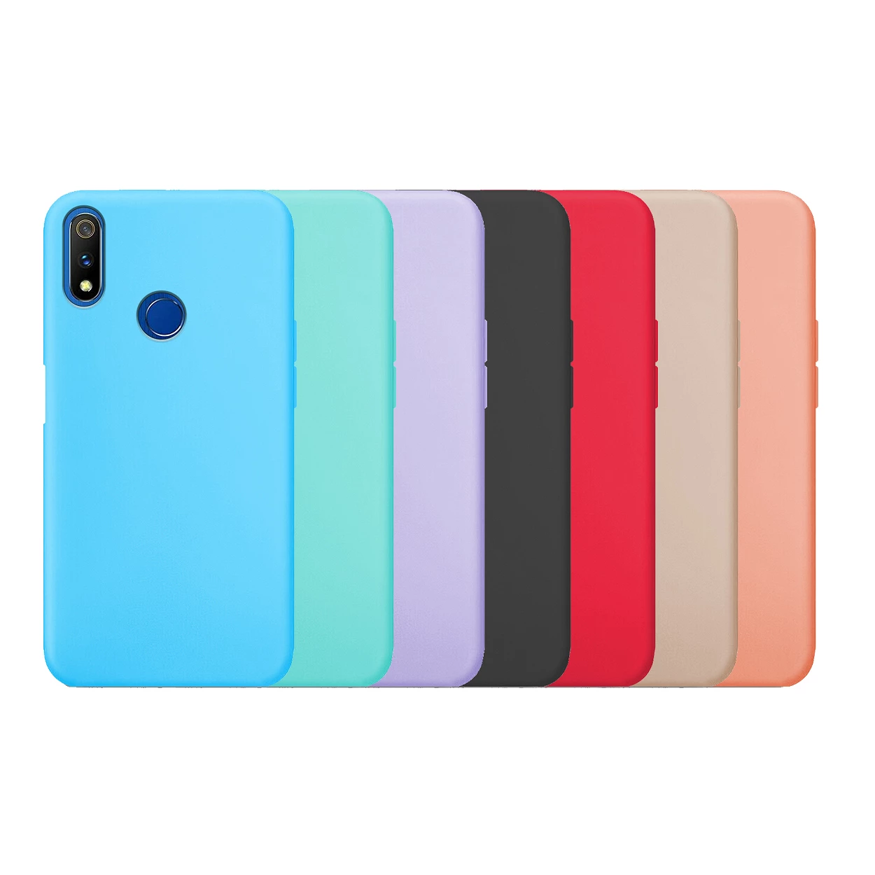 Funda Gel Tacto Silicona Azul Realme 11 Pro / Realme 11 Pro Plus 5G