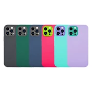 Silicone case iPhone 13 Pro with 5D Camera - 4 Colors